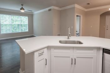 Kitchen sink with faucet